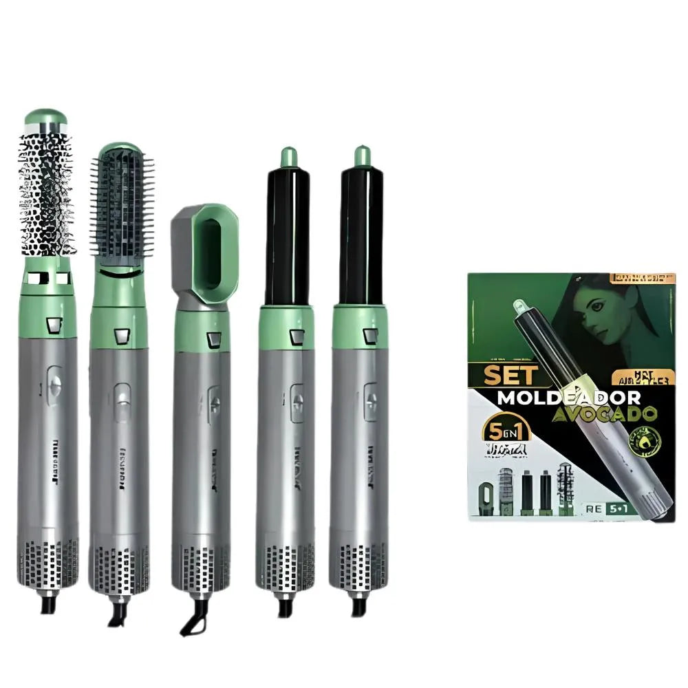 Set Moldeador 5 en 1 Aguacate – Peinado Profesional en Casa